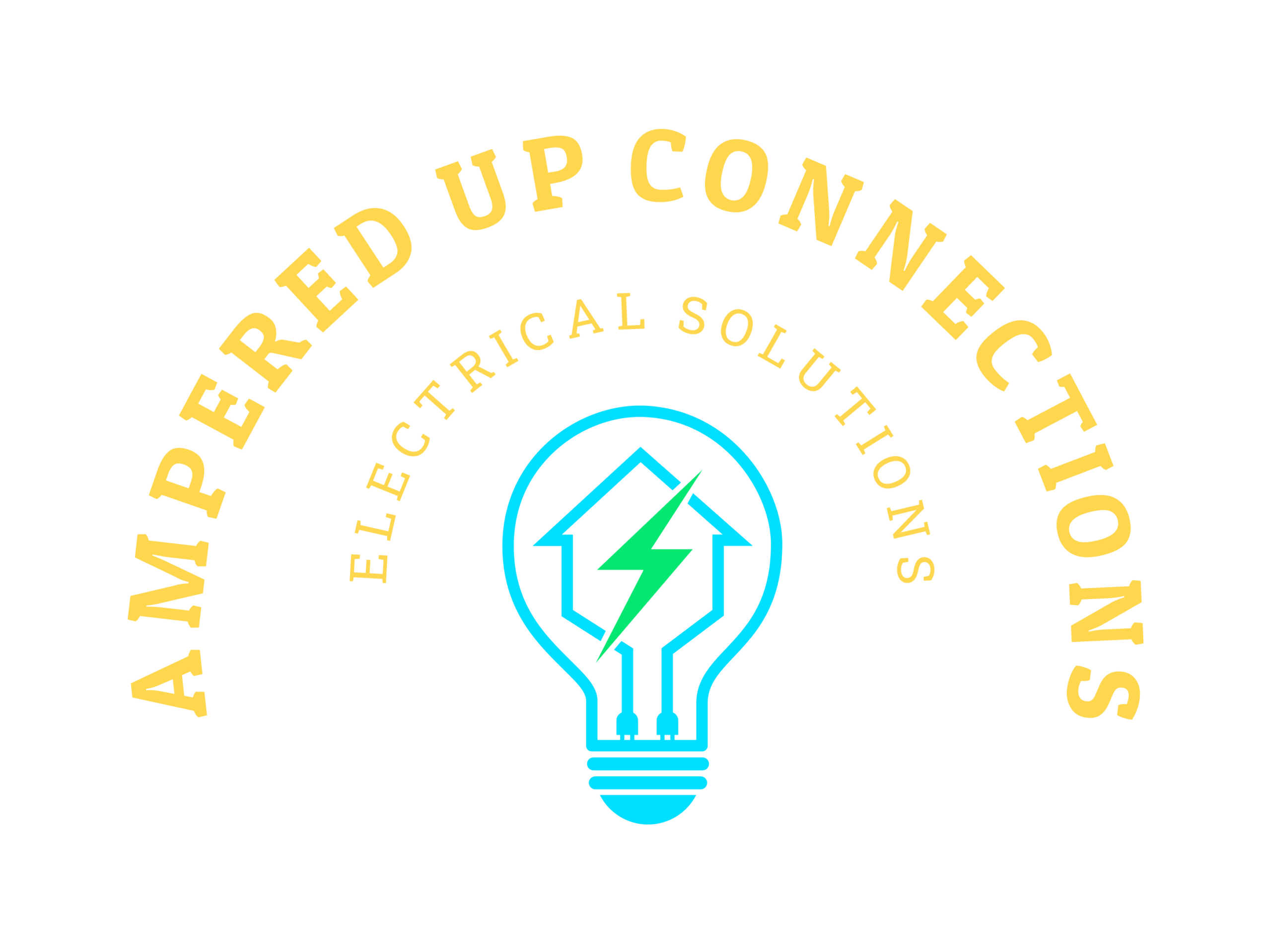AMPERED UP CONNECTIONS Logo